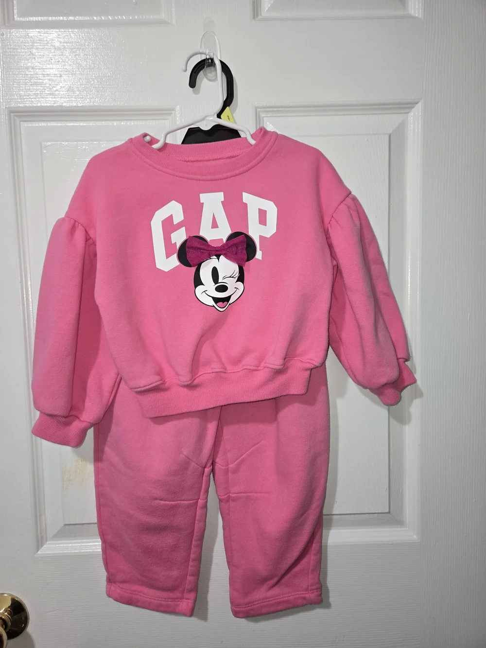GAP x Minnie Mouse Pink Girls Sweat Set